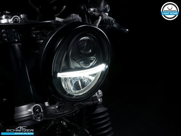 AC Schnitzer LIGHT BOMB BI-LED Scheinwerfer BMW R nineT 2014-16 TEST