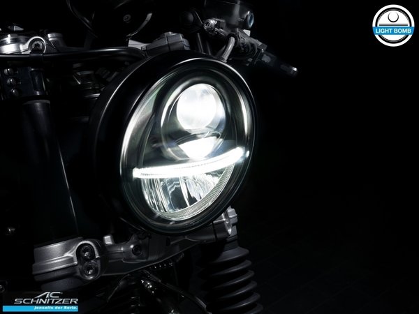 AC Schnitzer LIGHT BOMB BI-LED Fari BMW R nineT 2014-16 TEST