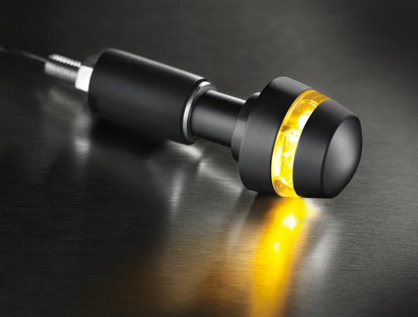 BL 2000 Black LED handlebar end indicator, front