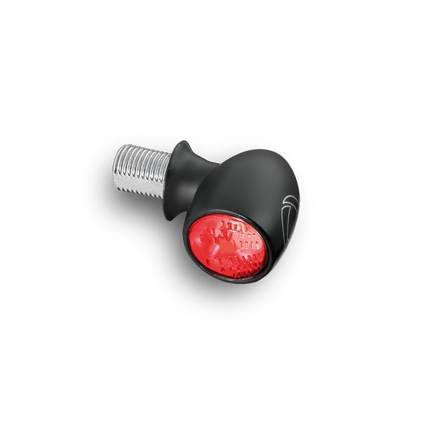 Atto® RB LED Mini piloto trasero con luz de freno, negro, trasero