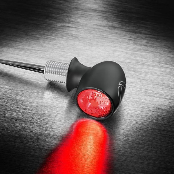 Atto® RB Dark LED Mini Rücklicht mit Bremslicht, schwarz, hinten
