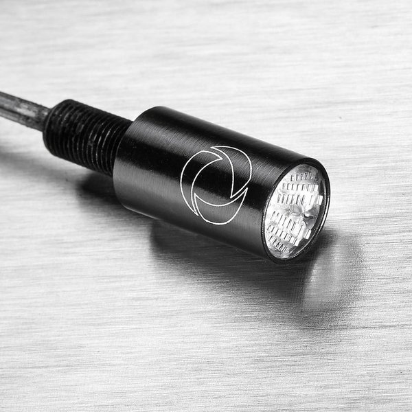Atto® DF Integral Mini-clignotant 3 en 1 à LED, noir, arrière