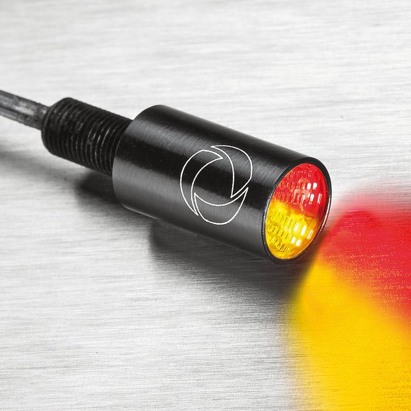 Atto® DF Integral Mini indicador LED 3 en 1, negro, trasero