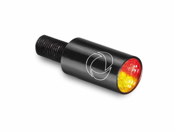 Atto® DF Integral 3 in 1 LED mini indicator, black, rear