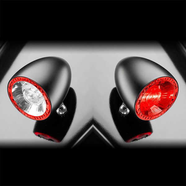 Bullet 1000® RB LED Fanale posteriore con luce freno, nero, posteriore